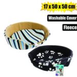 Pet bed fleece w/sides 50x50 x17.5cm