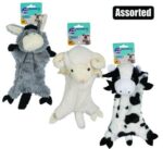 Pet puppy toy farm animal with Crinkle Sound