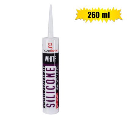 078-000061.jpg Glue devil silicone 260ml whit e - Image 1