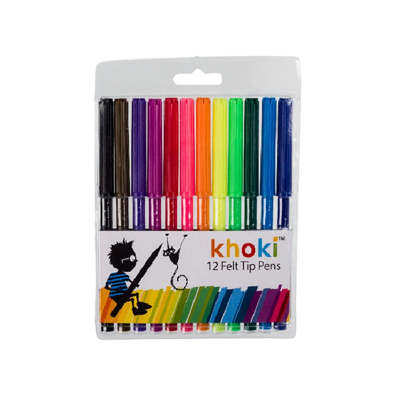 079-000341 Art+craft Felt Tip Pens 12 Piece