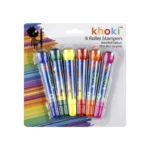 Art+craft Felt Tip Pens With Rollerstamp, 6 Piece