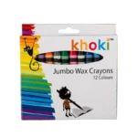 Art+craft Jumbo Size Wax Crayons 12 Piece