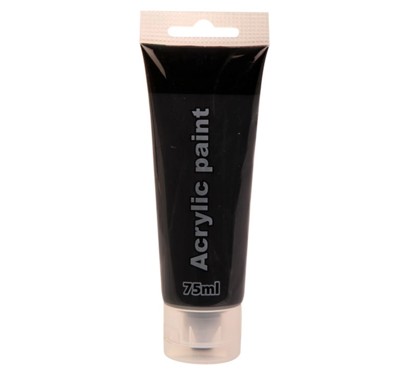 Art+craft Acrylic Paint Black 75ml