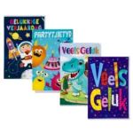 Boys Birthday Card Envelope, Afrikaans