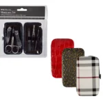 Nail Manicure Set in Clip Case, 6 Piece