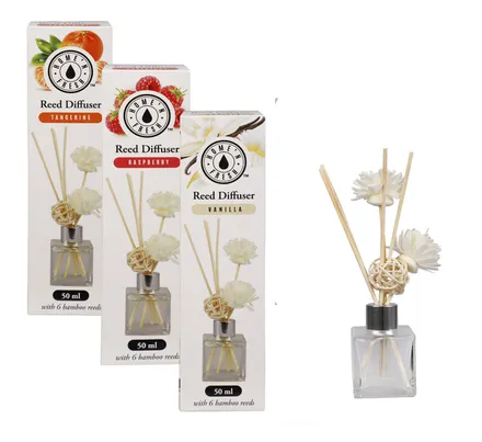 Home 'N Fresh Reed Diffuser Set With Flower Sticks - 50ml