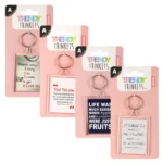 Keychain Acrylic Flip Open