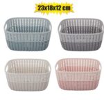 Basket Pl 2-Tone 3L 23X18X12Cm
