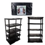 Shoe Rack 5-Tier Pl Black