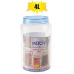 Container P.E.T.Material Round Clr 4L