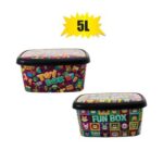 Storage Box Decorated Deep 5L