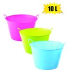 Basin Pl 10L H W/Handles Flex