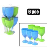 Wine Glass Plastic 6Pc