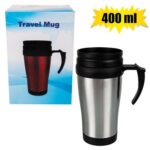 Travel mug s/s 400ml (colour b ox)