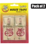 Vastrap trap mouse wooden pack -of-2