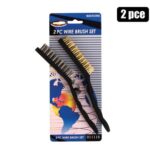 Wire-brush set lrge 2pce