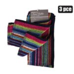 Face Cloth 28X28Cm 3Pc 28G Remnant Asstd