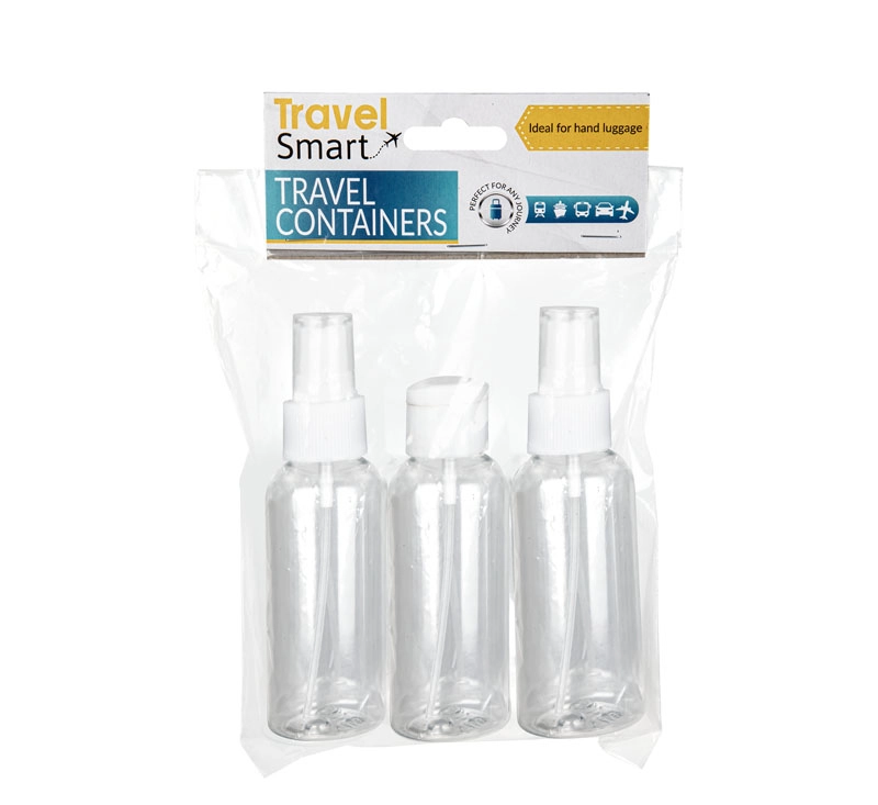 174-008026 Travel Bottles 100ml 3 Piece