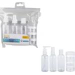 Travel Container Set in Pouch, 6 Piece