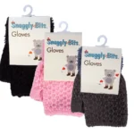 Adult Winter Knit Gloves Open Finger Tips