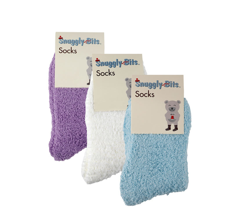 Winter Socks Microfibre Plain Colours