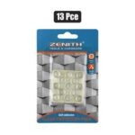 Protection-pads clr adh rnd 13 pce zenit