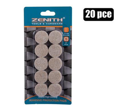 251-000066.jpg Protection-Pads Brn 1.9Cm Rnd 20Pc H/D - Image 1