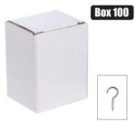 Curtain Wire-Hooks Steel Box-100