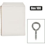 Curtain Wire-Eyes Steel Box-100