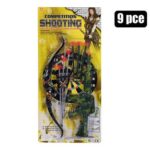 Gun rifle suction dart archery set 9pc