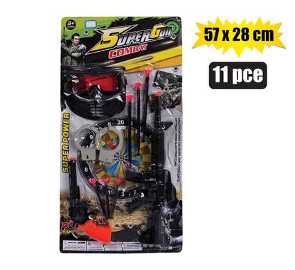 261-000008.jpg Gun rifle suction dart set 11p c 57x28cm - Image 1