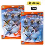 Gun hand shooting plane 7pc 43 x28cm