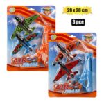 Gun Hand Shooting Plane 3Pc 28X20Cm