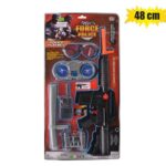 Gun rifle 48cm w/accessory set