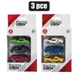 Die Cast Set 3Pc Racer Set
