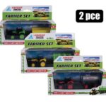 Die Cast Farm Set 2Pcs Asstd