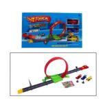 Vehicles launch & go slide tra ck w/3 ca