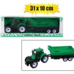 Vehicle Farm Tractor Set Green 31X10Cm