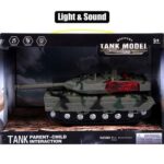 Battery operated tank w/sound & light