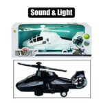 Battery operated helicopter w/ sound 35c