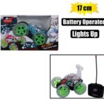 Battery operated rc stunt car graff 17cm
