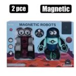 Boys playset magnetic robots 2 pc