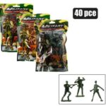 Boys playset figurine army sol diers 40p