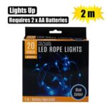 Light Led-20X Blue Rope 2M B/O