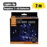 Light Led-20X Purple Rope 2M B/O