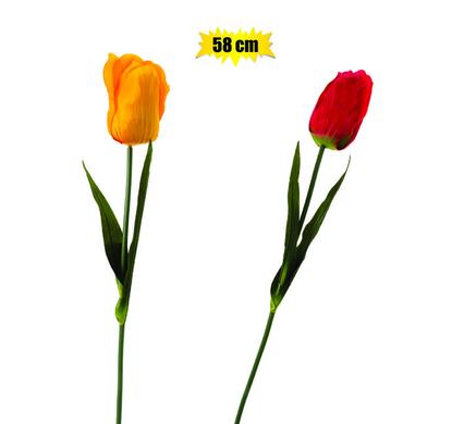 304-001016.jpg Flower Tulip Satin 58Cm Asstd - Image 1