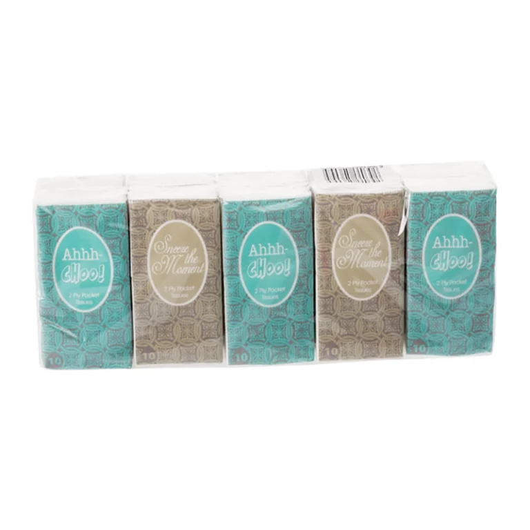 Pocket Tissues 2-ply, 10Piece