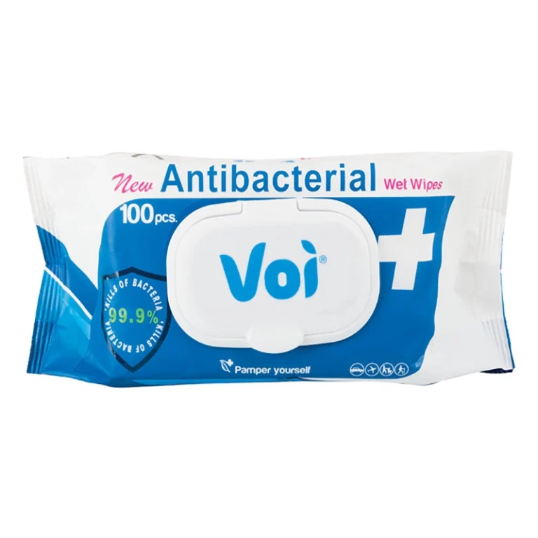 Voi Hand Sanitising Wipes Antibacterial, 100 Piece