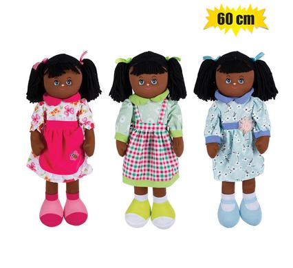 361-000105-a.jpg Doll rag 60cm asstd - Image 1