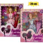 Doll fashion 28cm w/child & ac cessories